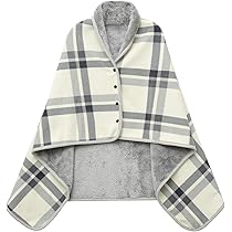 XING YE CHUAN Fleece Wearable Blanket, Comfy Poncho Throw